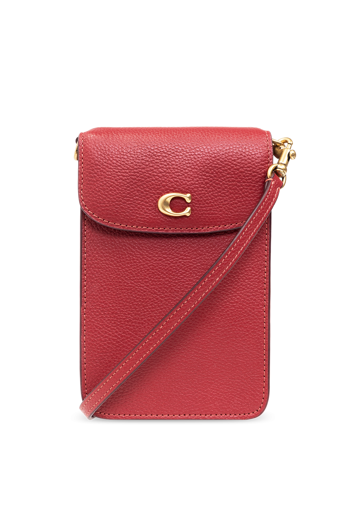 Red Phone pouch with strap Coach COACH BUTY SPORTOWE LWLN SIG